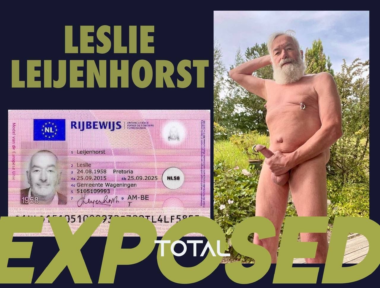 IDentified Faggots BORIS LUPTAK - WOLFGANG SCHANZ - LESLIE LEIJENHORST #6pTSDx1s