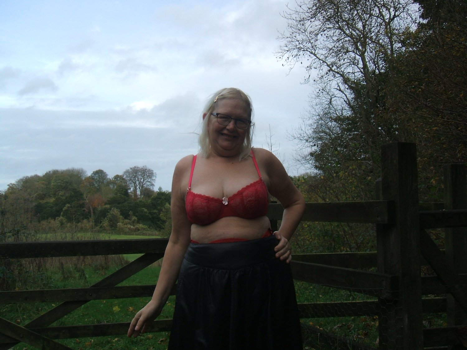 Exposed Exhibitionist Mature Wife Susan Clark Stripping at Local Woods #XlcrhZEz